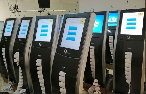 الكاملة كل شيء في واحد 17 بوصة الشاشة اللمسية تذاكر الموزع نظام الطابور المستشفى