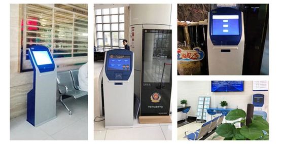 نظام إدارة الطوابير التلقائي آلة كيوسك للتذاكر مع شاشة LCD